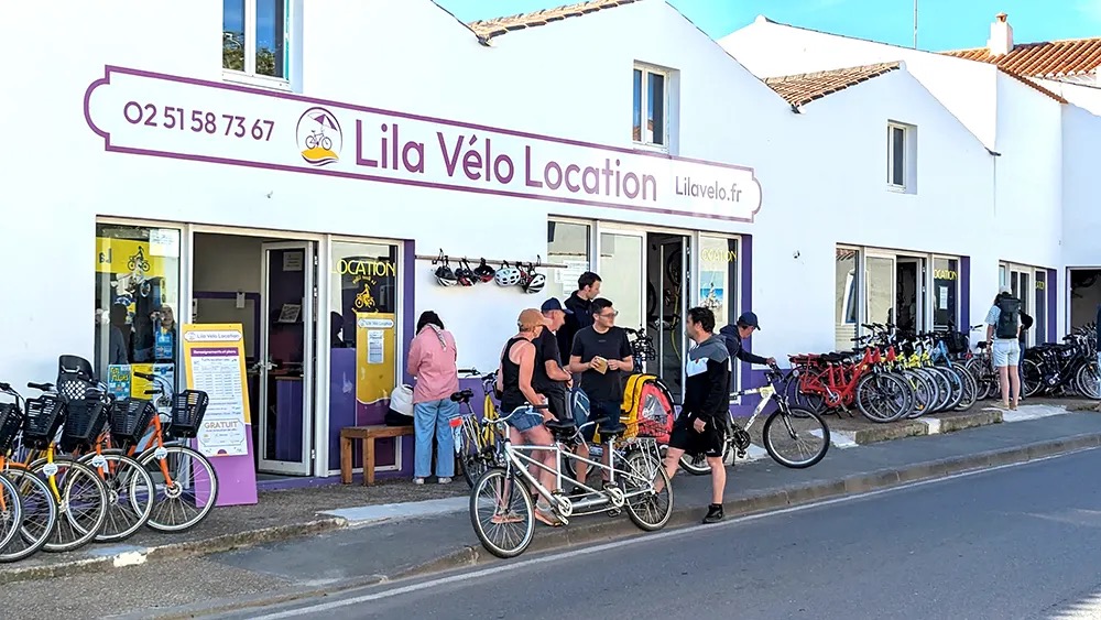 Devanture Lilavelo Location à Port-Joinville — Île d'Yeu