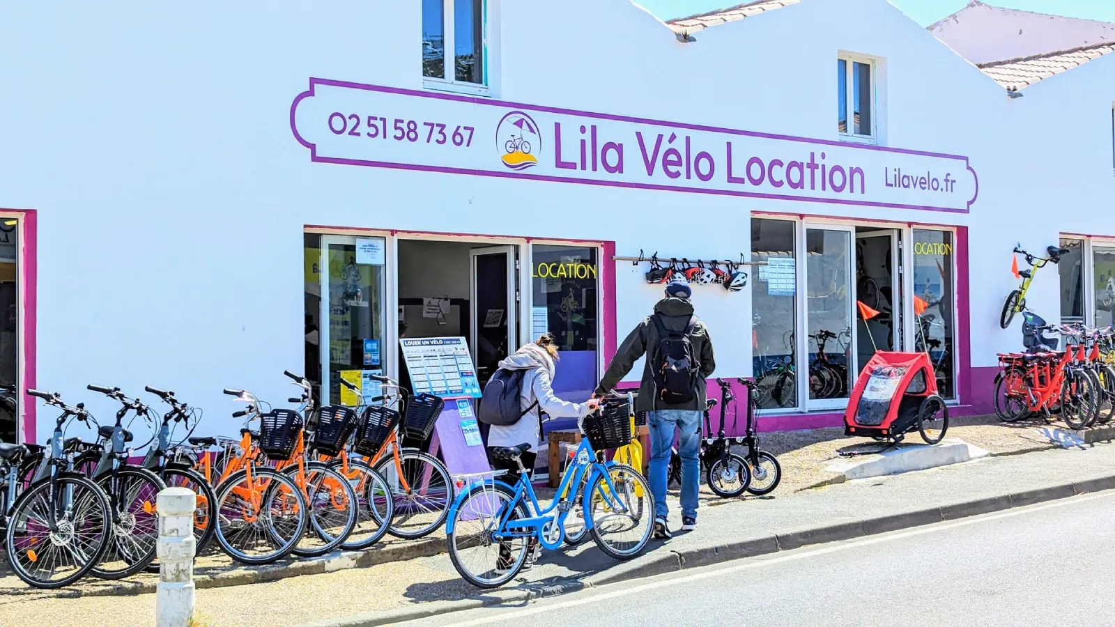 Lila Vélo Location à Port-Joinville sur l’Île d’Yeu