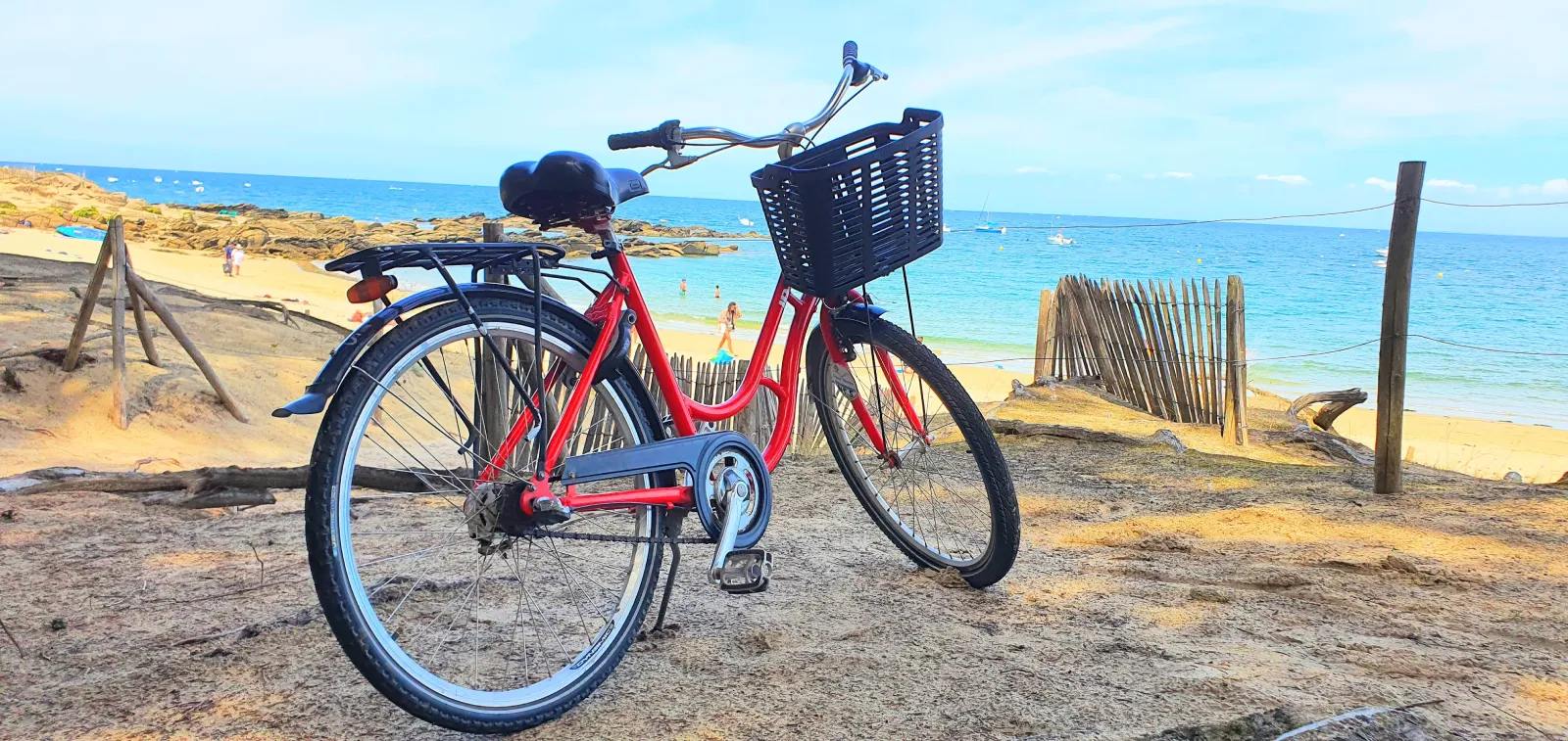 Vélo en bord de mer sur l’Île d’Yeu